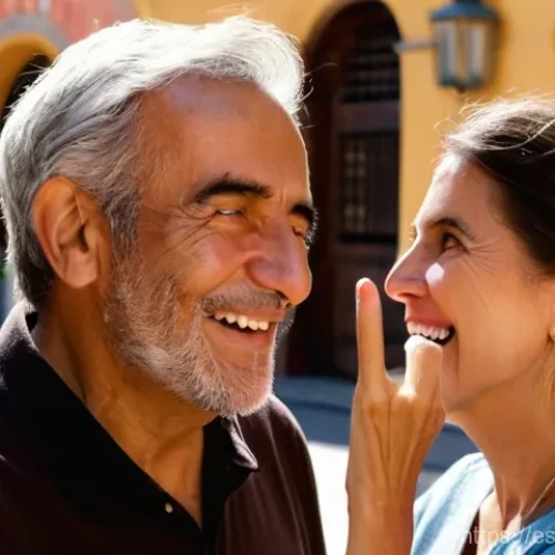 언어적 편향과 커뮤니케이션 이론 - **Prompt 1: "The Tapestry of Spanish Gestures"**
    A vibrant and realistic depiction of three dive...