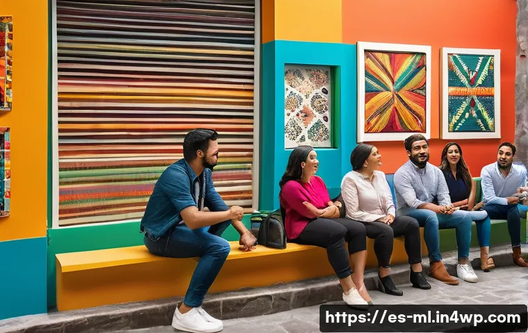 언어적 편향을 이해하기 위한 심리학적 접근 - A vibrant, detailed scene of a diverse group of Latin American professionals in a modern office envi...